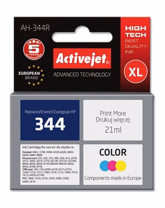 Activejet AH-344R – kolmevärviline tindikassett, asendab HP 344 C9363EE, 21 ml, Premium