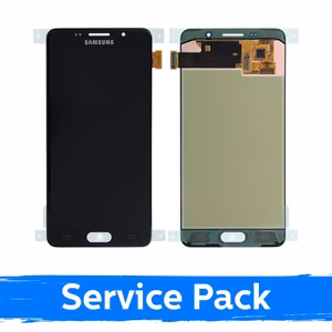 LCD Ekraan Ühildub Samsung A510 A5 2016 Must (Service Pack)