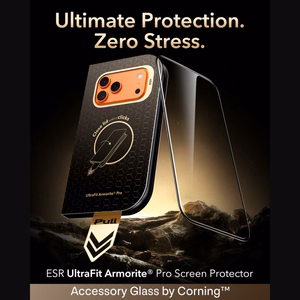 ESR UltraFit Armorite Pro karastatud klaas mudelitele iPhone 18 Pro Max / 17 Pro Max, must