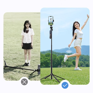 Selfipulk Orico SPN185 1/4 tolli statiiv telefoni kaamerale 360 kraadi pööramisega Bluetooth 5.2 - must