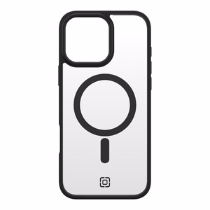 Incipio Velocity MagSafe'i toega ümbris mudelile iPhone 16 Pro Max, läbipaistev musta servaga