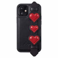 Kingxbar Sweet Series originaalsete Swarovski kristallidega kaunistatud ümbris iPhone 12 Pro Max must