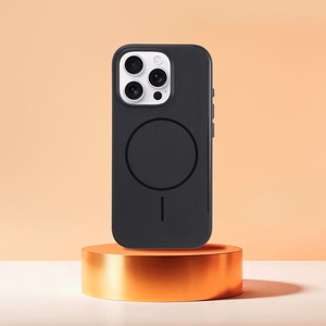 Ümbris jaoks iPhone 17 PRO Läikiv Mag Kate compatible koos MagSafe must