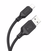 Kaabel USB A to Lightning Hoco 2,4A 1 m X90 must
