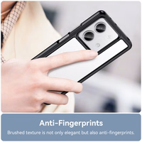 Outer Space Ümbris with gel frame jaoks Xiaomi Redmi Note 13 Pro+ - must