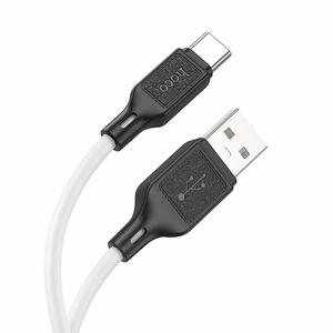 Кабель USB A - USB C Hoco 3A 1 m X90 белый