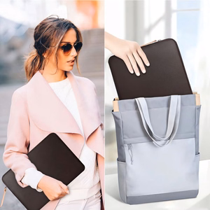 Tech-Protect Fleece Laptop Bag 13-14" - Brown