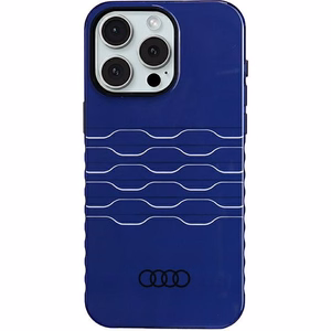 Audi IML MagSafe чехол для iPhone 15 Pro Max - синий