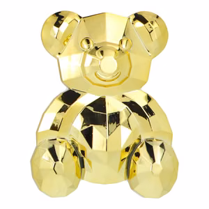 Phone stand BEAR - stick-on - kuldne