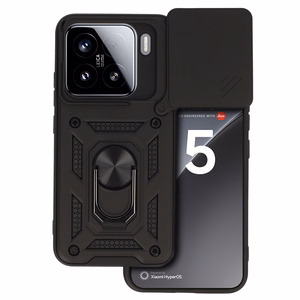 Slide Camera Armor Ümbris jaoks Xiaomi 15 5G Must