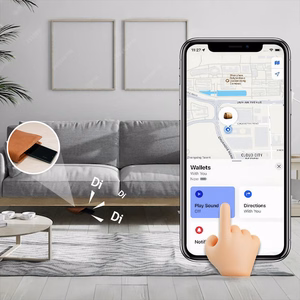 MiLi MiCard HD-P16-C Bluetooth-jälgimisseade Apple Find My võrgu jaoks, must
