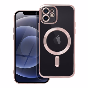ELECTRO MAG COVER case compatible with MagSafe jaoks IPHONE 12 rose kuldne