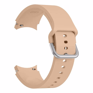Tech-Protect силиконовый Ремешок для Samsung Galaxy Watch 4 / 5 / 5 Pro / 6 / 7 / FE - бежевый
