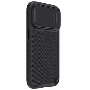 Nillkin Textured S Case iPhone 14 Pro Max ümbris koos kaamerakattega must