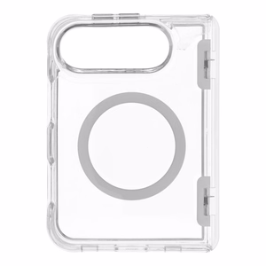 Läbipaistev Forcell F-Protect 4sD-i Clear 2.5 mm Premium Hinge ümbris iPhone Duo jaoks, ühildub MagSafe'iga