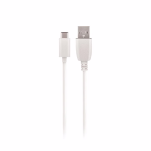 Maxlife MXTC-01 laadija 1x USB 2.1A valge + USB-C kaabel