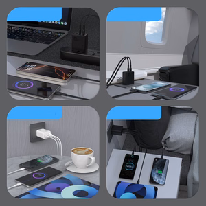 Dudao A29C 65W GaN Wall Laadija + USB-C Kaabel - must