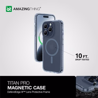 Amazing Thing Titan Pro Magsafe Ümbris 10FT IP156.7PTMBU jaoks Iphone 15 Pro Max sinine