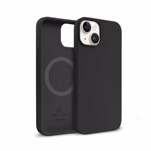 Crong Color Cover Magnetic ümbris seadmele iPhone 14 Plus, MagSafe'iga ühilduv, must