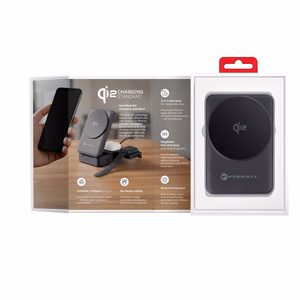 Juhtmevaba charging station Forcell 3in1 (F-05) (MagSafe) (Phone; Pods; Watch) 15W