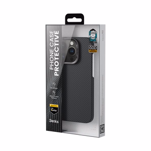 Benks Magnetic Armor Air Kevlar Чехол PC Frame 600D (E065) для Iphone 16 Pro чёрный