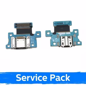 Charging Port Ühildub Samsung T700 Tab S 8.4'' Koos Flex / Plata Original (Service Pack)