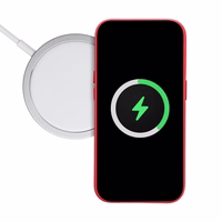 LEATHER MAG COVER ümbris jaoks SAMSUNG S25 PLUS punane