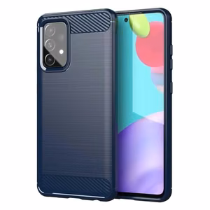 Carbon Case гибкий TPU чехол для Samsung Galaxy A72 4G синий