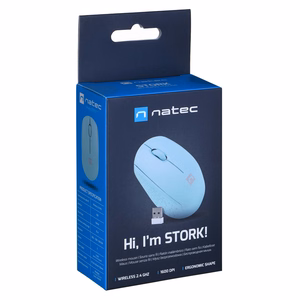 NATEC STORK hiir kodu RF juhtmevaba + USB Type-A optiline 1600 DPI