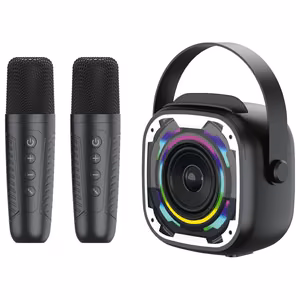 Blavec kaasaskantav Bluetooth kõlar WS-08 Karaoke Idol – 8W 2 mikrofoniga (WS08-2MW) valge