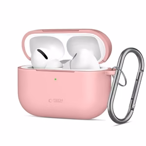 Tech-Protect Силиконовый чехол Hook для AirPods Pro - розовый