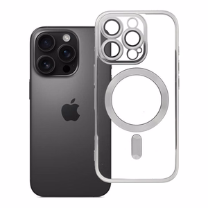 ELECTRO MAG COVER case compatible with MagSafe jaoks IPHONE 16 Pro titanium