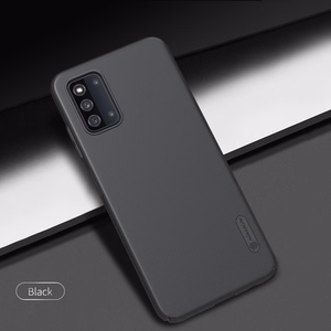 Nillkin Super Frosted Shield ümbris seadmele Samsung Galaxy F52 5G, must