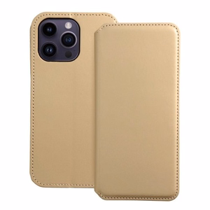 DUAL POCKET Book ümbris jaoks SAMSUNG S25 Ultra kuldne