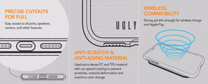Ugly Rubber Vogue case for iPhone X / Xs clear