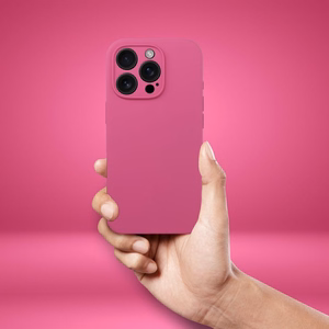 Ümbris SILICONE 2mm jaoks IPHONE 15 Pro compatible koos MagSafe roosa