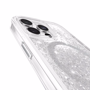 Case-Mate Waterfall MagSafe ümbris seadmele iPhone 16 Pro Max, hõbedane