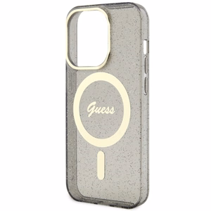 Guess GUHMP14XHCMCGK iPhone 14 Pro Max 6.7" must/must hardcase Glitter kuldne MagSafe
