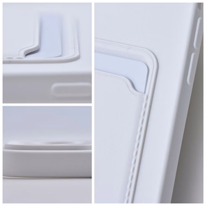 Ümbris jaoks iPhone 15 PRO Card Ümbris valge