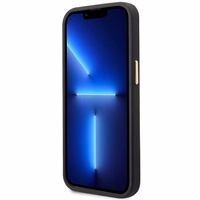 Guess Peony Logo Plate MagSafe Ümbris jaoks iPhone 14 Pro Max 6.7" - must