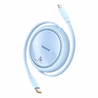 USB Kaabel Baseus Free2Pull USB-C to iP 20W 1m (sinine)