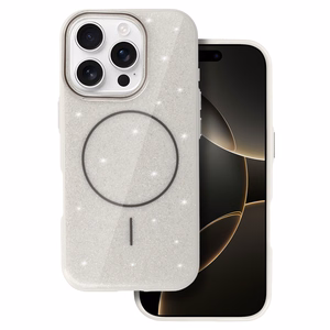 Magsafe Slim Shiny jaoks Iphone 16 Pro hõbedane