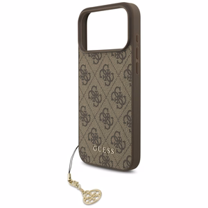 Guess 4G Charms Collection MagSafe ümbris jaoks iPhone 17 Pro Max - brown