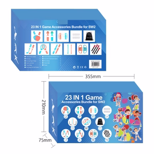 Nintendo Lüliti 23-in-1 Family Accessory Pakk 2 - oranž and sinine Komplekt