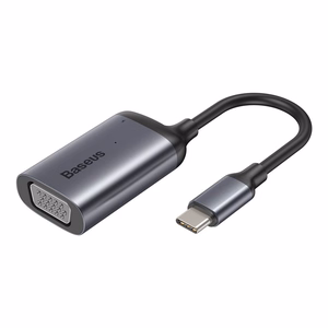Baseus Adapter HUB - tüüp C to VGA + tüüp C PD - (CAHUB-O0G) dark hall