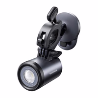 Baseus PrimeTrip 2-in-1 jalgrattakinnitus, telefonihoidja + taskulamp (must)