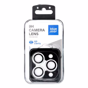 BLUE STAR Easy Install kaameraobjektiivide kaitse seadmele iPhone 18 Pro / 18 Pro Max, värv: hõbedane