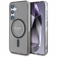 GUESS ümbris jaoks SAMSUNG S25 GUHMS25SHFGEREK (Magnetic IML Glitter Circle) must