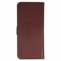 WONDER COMMON Universal Book Case (SIZE S) for Iphone 12/13/Samsung S6/A5 2016/Xcover 4/S22/Huawei P8 2017 brown