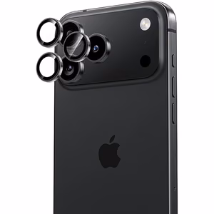 Benks DR Sapphire safiirist kaameraobjektiivide kaitse (C.M.SX.AP.BK.LB74) iPhone 18 Pro/18 Pro Max telefonile, must